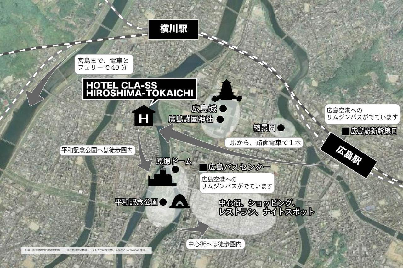 Hotel Cla-Ss Hiroshima-Tokaichi Екстер'єр фото